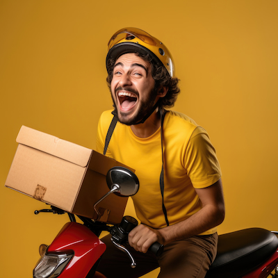 repartidor de delivery